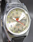 Rare Vintage Seiko 5 Automatic Day Date Movement No. 6309A Japan Made Mens Watch