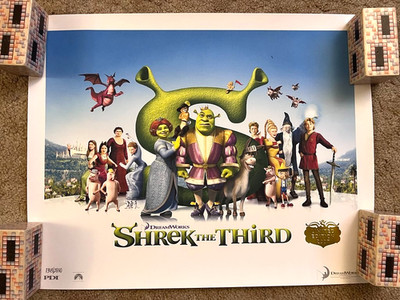 Shrek the Third 2007 Limited Edition Litho 17x21.5 Mike Myers Eddie Murphy RLD