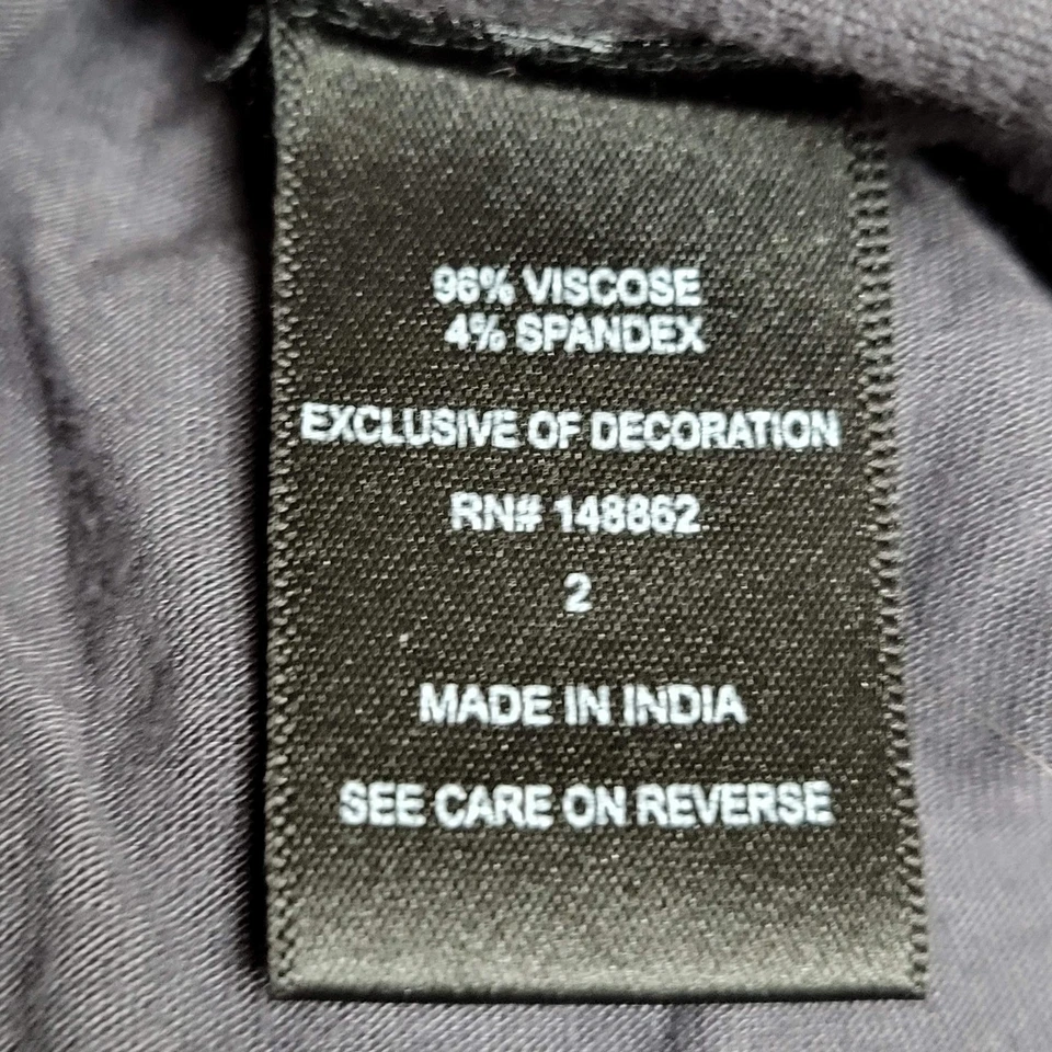 Blusa Torrid Mujer 2 Carbón Floral Bordado Cuello en V Pullover Foto 4 de 4