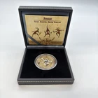 2016 $1 Sioux Tribe Eagle Dancer Native American 1oz .999 Siver Coin w/OGP COA!