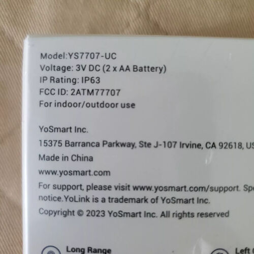 NEW YoLink Indoor/Outdoor Contact Sensor for Window / Door / Gate / Shed Sensor - Imagen 5 de 5
