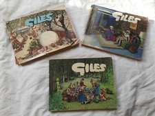 3 Giles Cartoon Books 11th 26th And 27th Series 