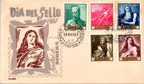 Spain FDC 1963 Stamp Day - Madrid - J16253