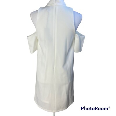 C. Luce White Cold Shoulder Cuff Sleeve Dress Small NWT Spring Graduation | eBay C. Luce White Cold Shoulder Cuff Sleeve Dress Small NWT Spring Graduation | eBay