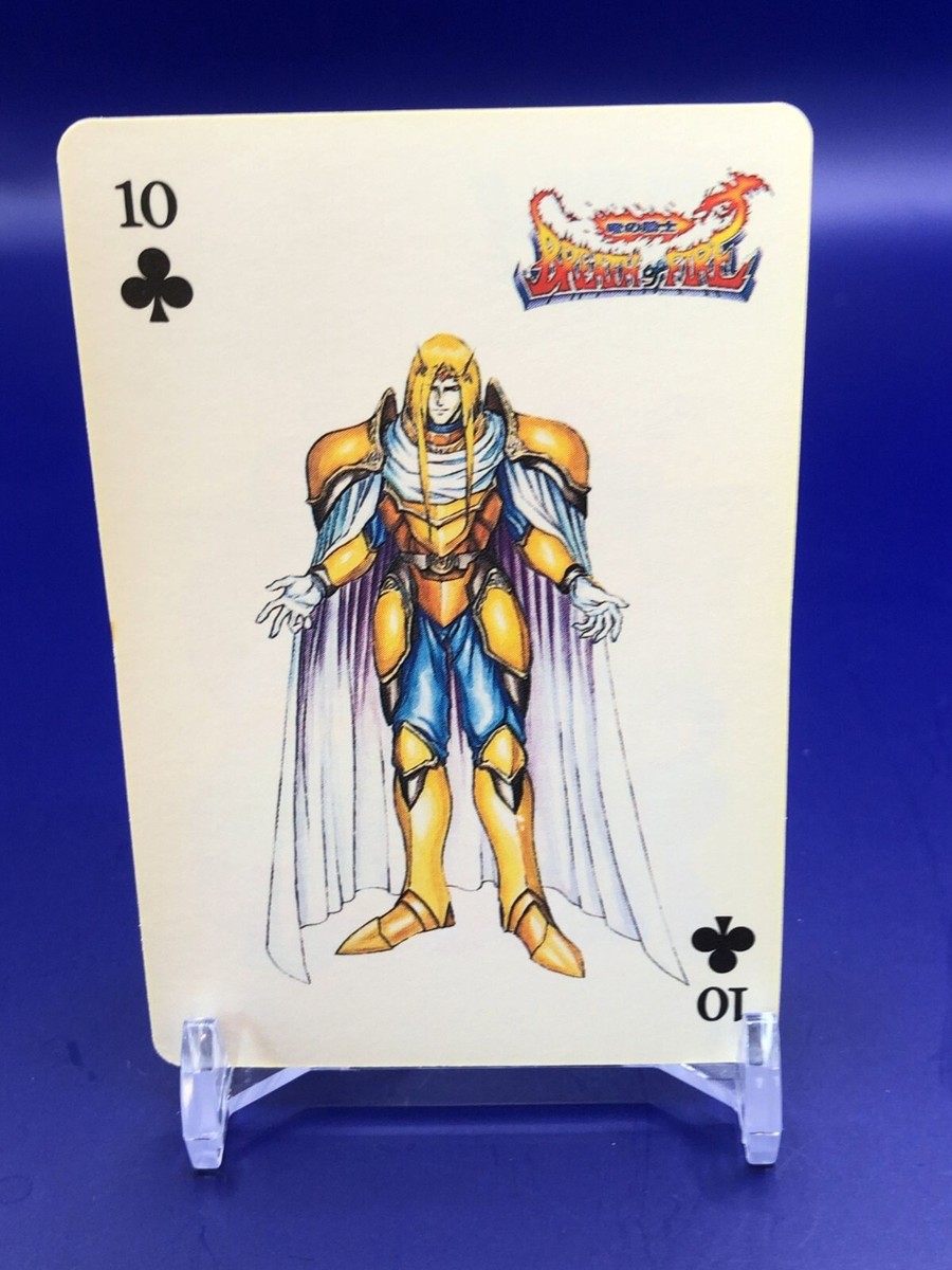 Jade Breath of Fire Playing Card Capcom Family Computer Magazine