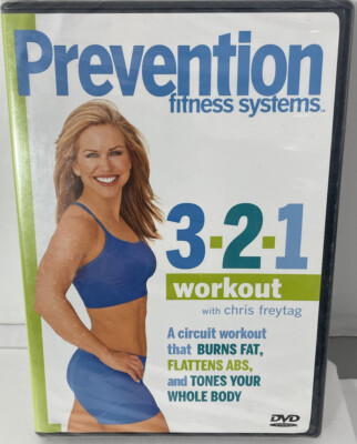 PREVENTION FITNESS SYSTEMS 321 WORKOUT WITH CHRIS FREYTAG -DVD, 2005 RODALE -NEW