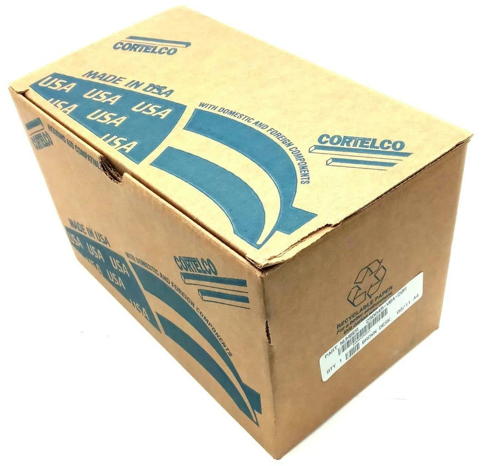 Teléfono de escritorio con cable Cortelco 250045-VBA-20M con volumen - marrón Foto 2 de 3