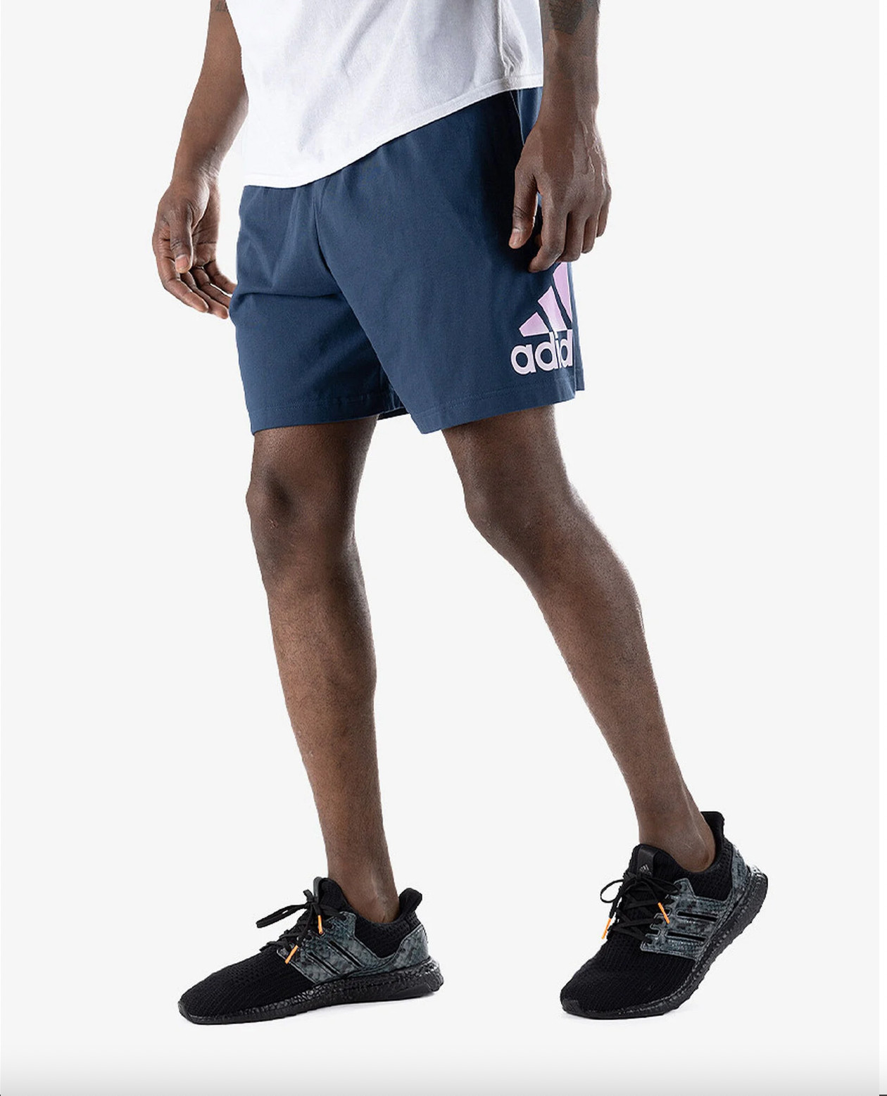 Шорты с логотипом Adidas Essential Shorts Мужские синие для бега тренажерного зала спорта 4990₽