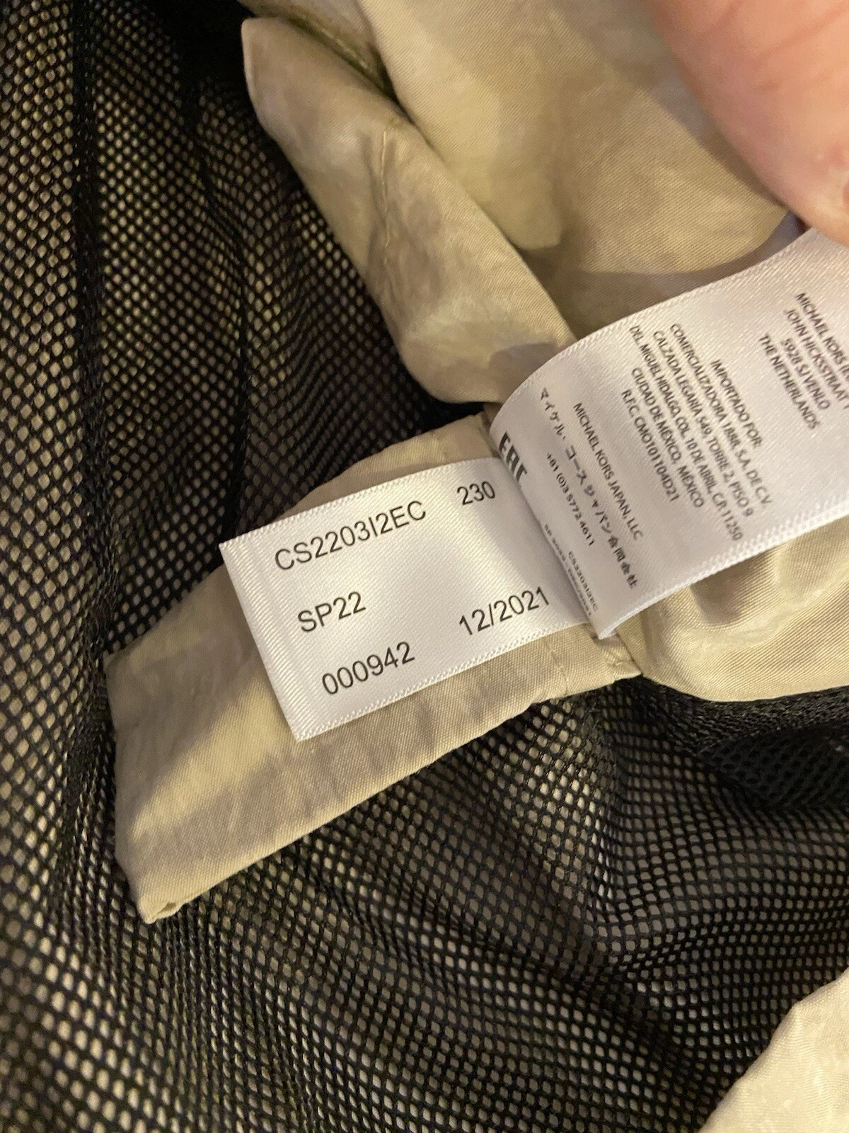 Felpa con cappuccio Michael Kors stropicciata cargo grande. Uomo Donna Real Cool "