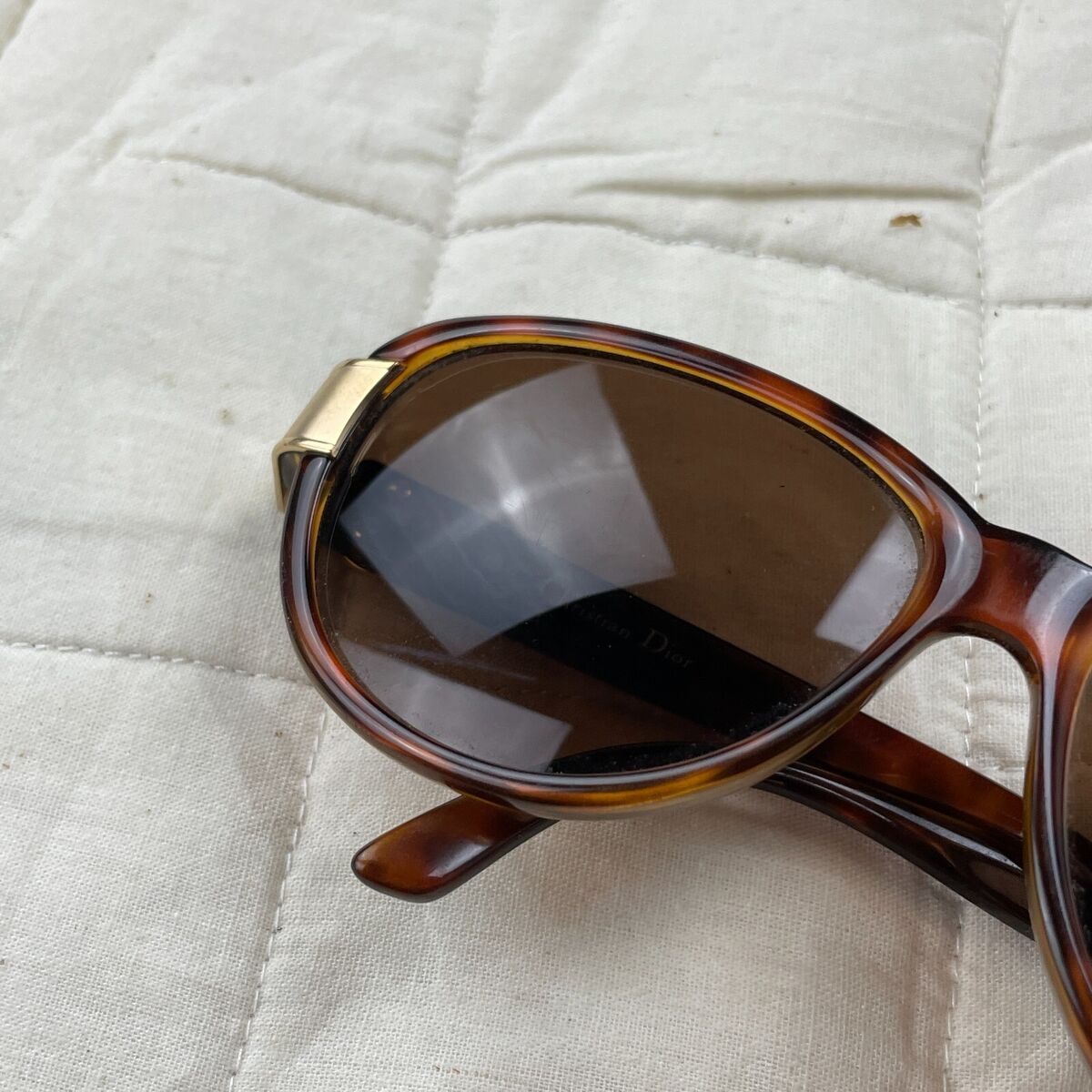 Vintage Christian Dior 2917 Sunglasses Shades Round Tortoise Vintage Christian Dior 2917 Sunglasses Shades Round Tortoise