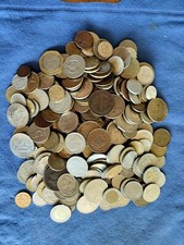 1 Pound Old Unsearched Foreign Mixed World Coins Bulk Lot (About 90-100 Coins)