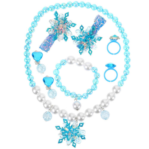  Spitze Perlenset Für Kinder Kleine Kleinkind Schmuck Halsketten Mädchen - Bild 1 von 12