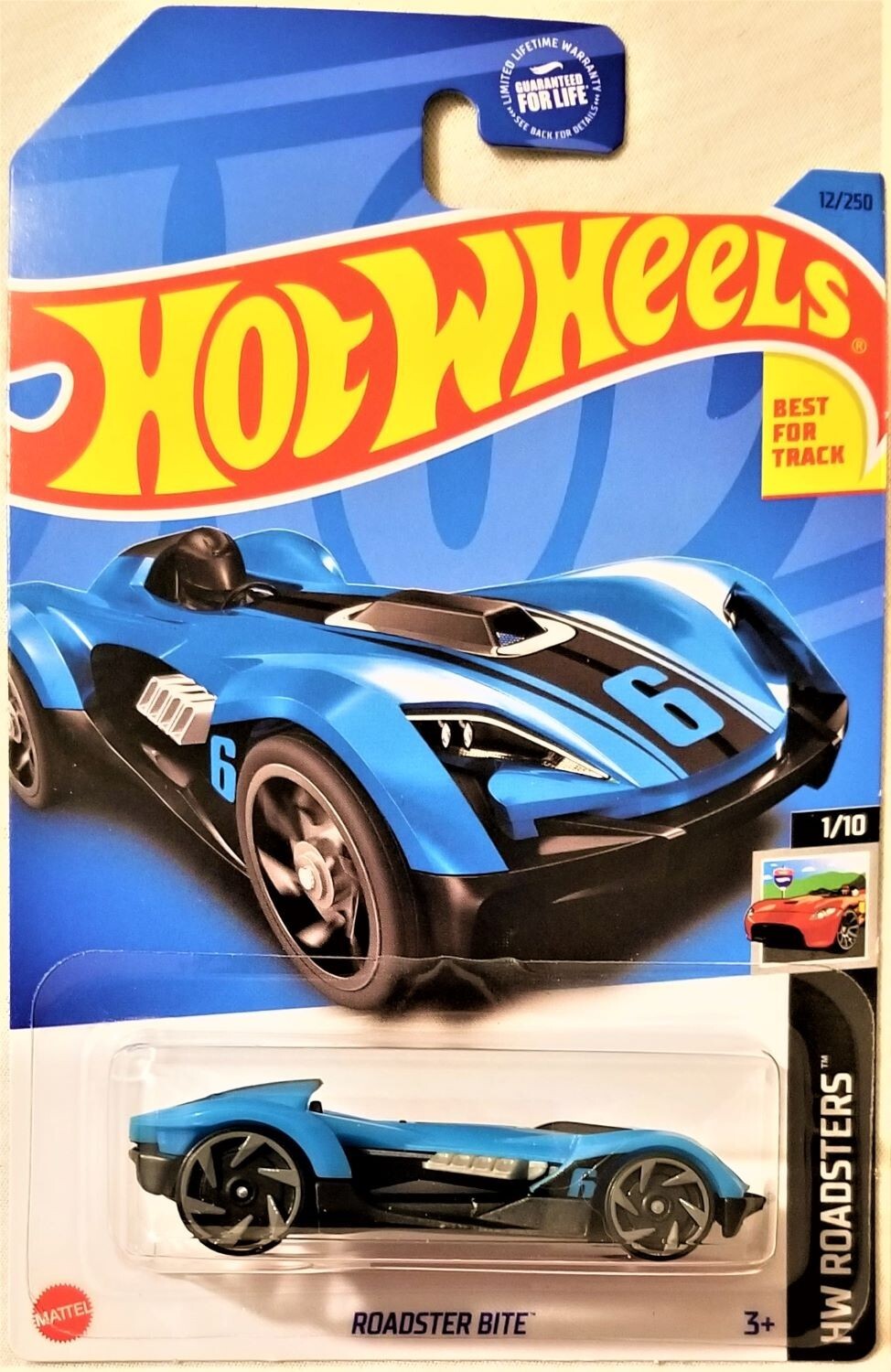 Hot Wheels - 2023 HW Roadsters 1/10 Roadster Bite 12/250 (BBHKK07)