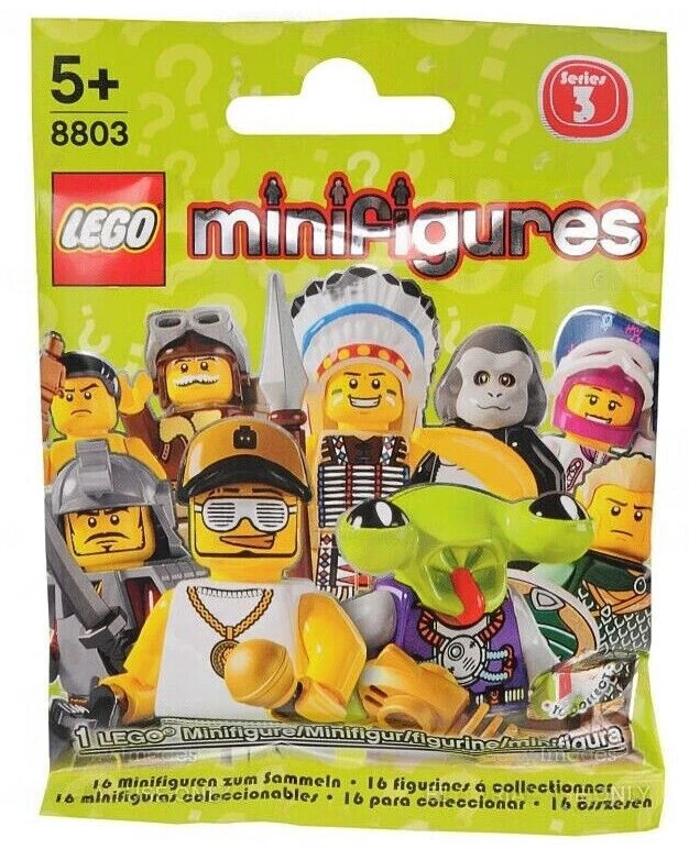 Lego Series 3 Collectible Minifigures 8803 New Factory Sealed 2011 You Pick! - Image 2 of 2