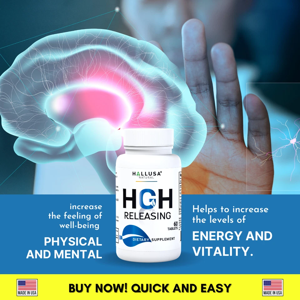 HGHBooster - Apoyo al crecimiento natural - Energía y rendimiento - 60 cápsulas Foto 3 de 4