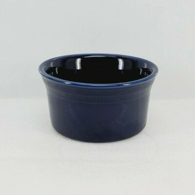 RAMEKIN CUP, SOUFFLE BOWL 8 OZ. cobalt blue FIESTA