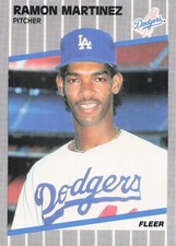 1989 Fleer Glossy - Ramon Martinez - #67 - Dodgers - Rookie Card - NrMt-Mt. rookie card picture
