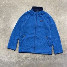 PATAGONIA Better Sweater Jacket Kids XL 14 Blue Fleece Youth Outdoors Zip