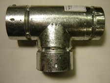 SELKIRK 3" Model VP Pellet Stove Tee w/ Cleanout - Made in USA
