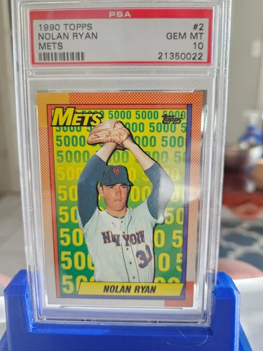 1990 Topps Nolan Ryan #2 PSA 10 Texas Rangers