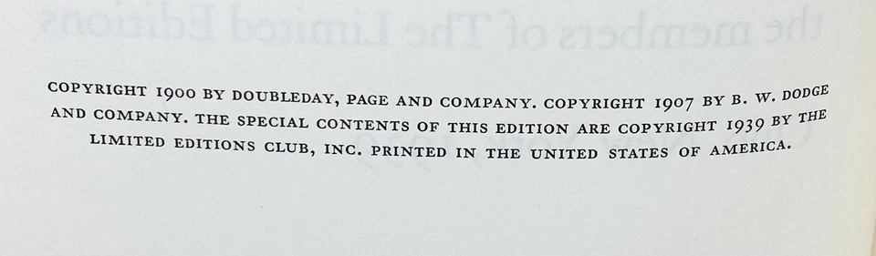 Sister Carrie by T. Dreiser; 1939 Vintage ARTIST-SIGNED Edition Limited to 1500 - Image 4 of 4