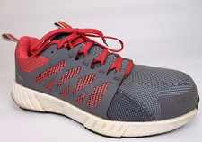 Reebok Fusion Flexweave Comp Safety Toe Work Sneakers, Womens Size 11.0 Med Gray