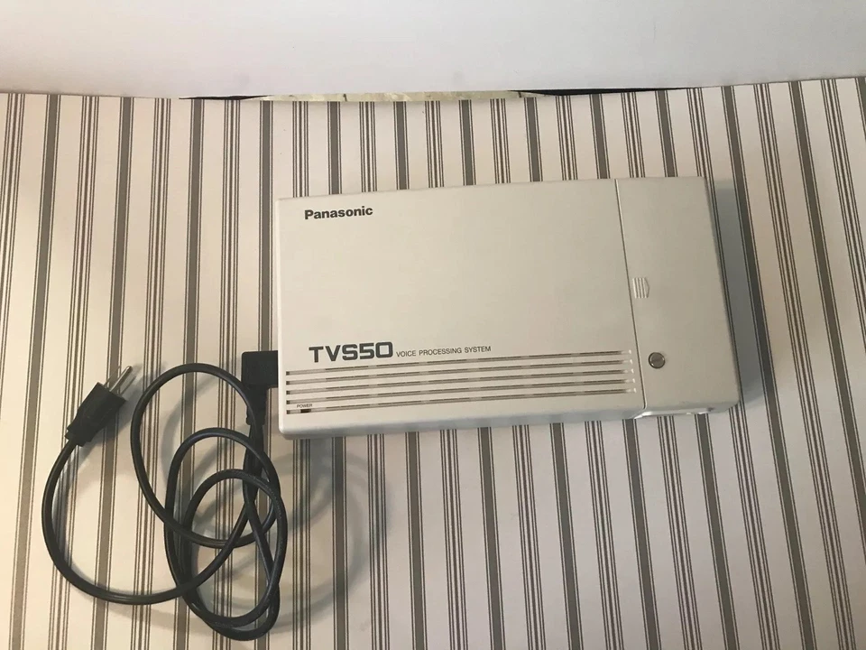 Panasonic 8EXT/4CO Digital Super Hybrid Phone System and TV-S50 voice processor - Image 2 of 4