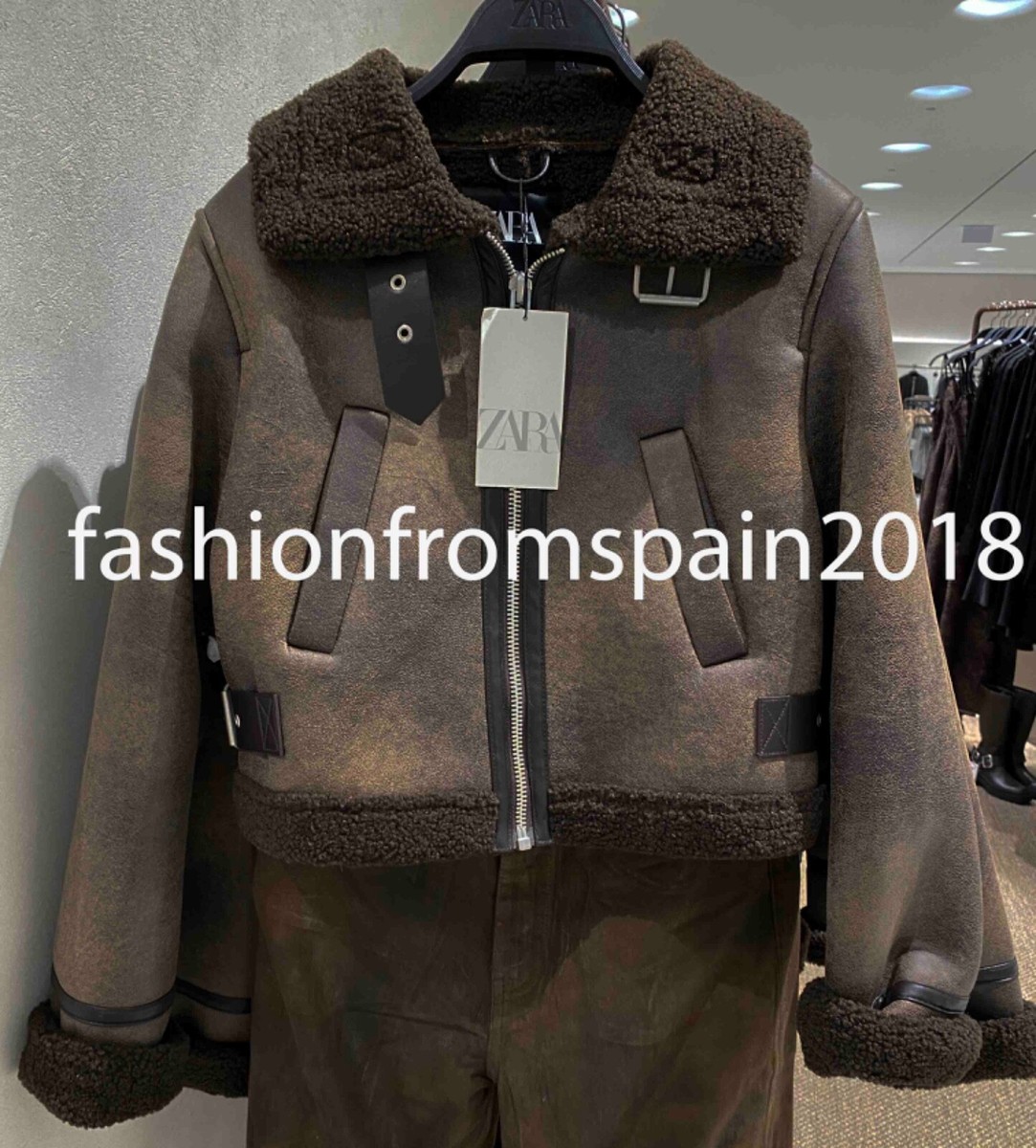 ZARA NEW WOMAN DOUBLE-FACED JACKET DARK BROWN XS-XXL 4341/715 | eBay