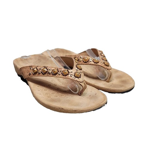 Vionic Men’s Brown Flip Flops Sandals Size 14 Vionic Men main image 3