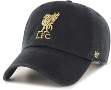 NWT 47 FC Liverpool Black Gold Snap Adjustable - Clean Up Hat