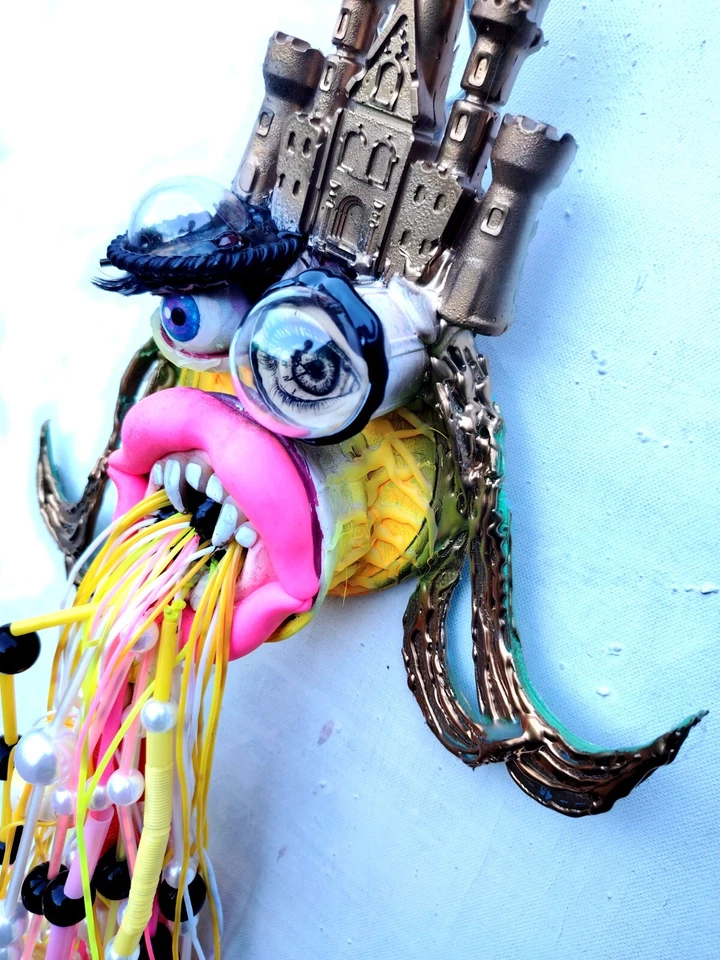 Conjunto de arte escultura pintura medios mixtos moderno contemporáneo artista famoso Foto 2 de 4