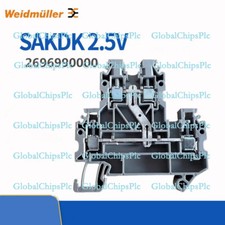 100pcs Weidmuller Terminal Block SAKDK 2.5V Double-layer Terminal 2696990000