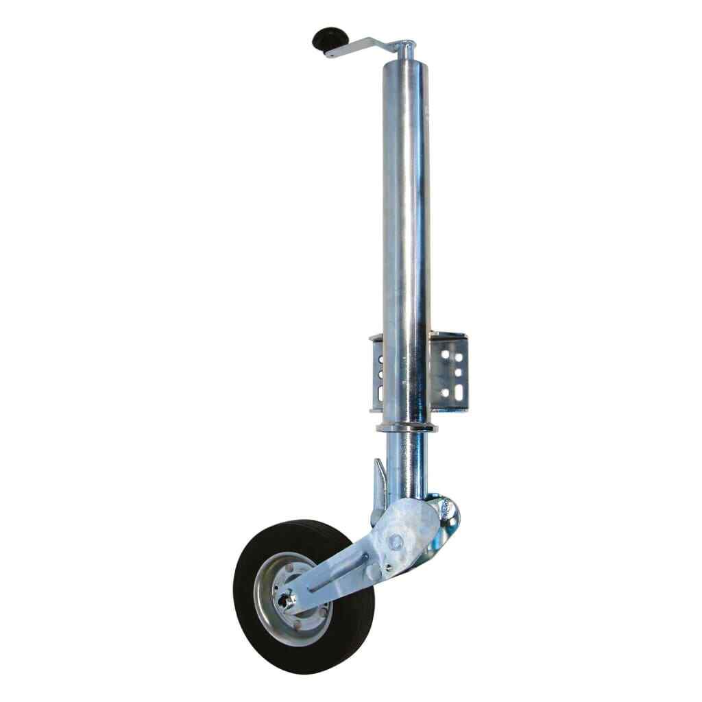 Cric de remorque Carpoint 200x60 avec galet caoutchouc et support de flèche 250kg