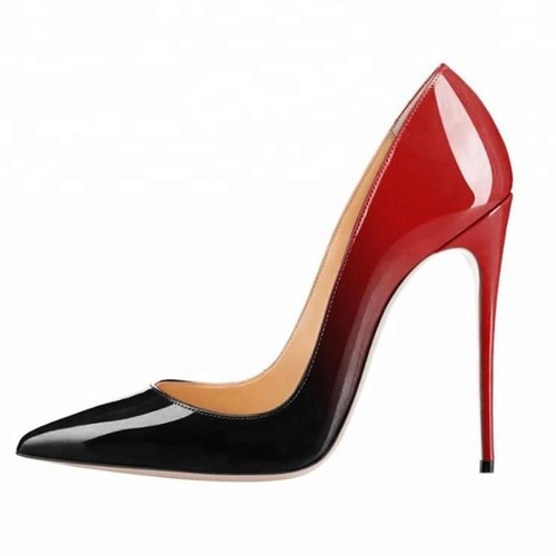 Womens Pumps Sexy Pointed Toe Slip On Fashion 12Cm High Heel Stilettos Sandals - Bild 2 von 27