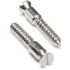 Floyd Rose FRBMWSSCP Original Bridge Mounting Wood Screw/Stud, Set of 2, Chrome