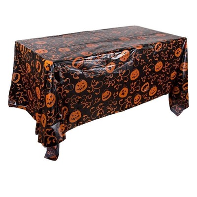 DE Halloween KÜRBIS TISCHDECKE Grusel Horror Party Deko Spinne Geist