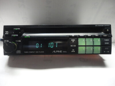 ALPINE JUBA 7909J Ampless CD player Car Audio Working Free 