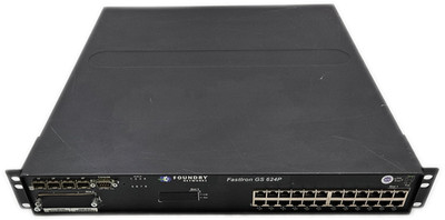 Foundry FastIron GS624P 24-Port Gigabit PoE Managed Switch