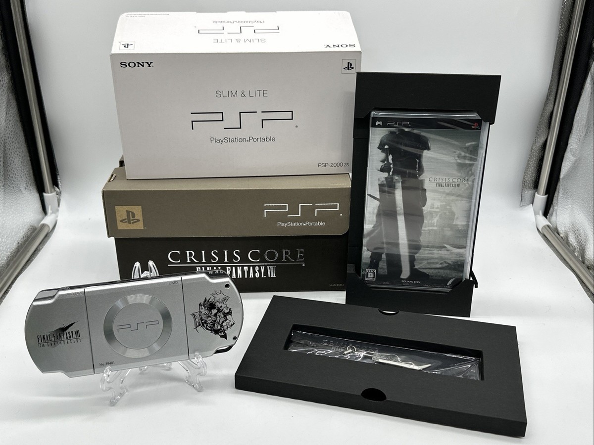 PSP Console Crisis Core Final Fantasy VII 10th Anniversary