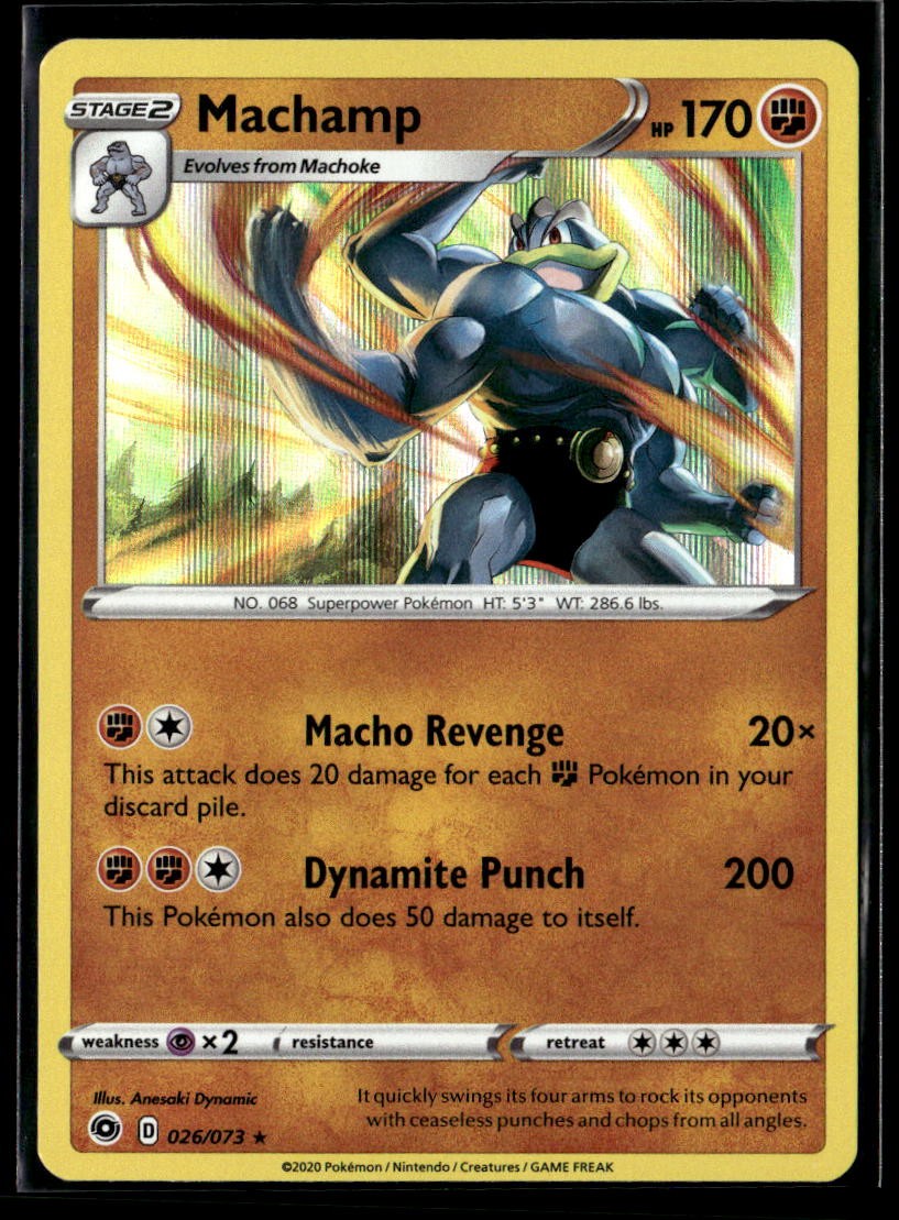 Machamp 26/73 Holo Champion's Path NM EN-268