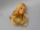 Vintage Barbie Doll MOD Era #7270 Free Moving Head Only Blonde Hair Minty