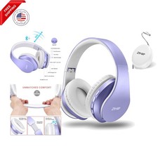 Bluetooth Headphones Over-Ear, Foldable Wireless and Wired Stereo Headset Mic...