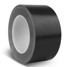 Black Duct Tape Heavy Duty, 1.88 Inch x 35 Yard Waterproof Strong Adhesive Du...