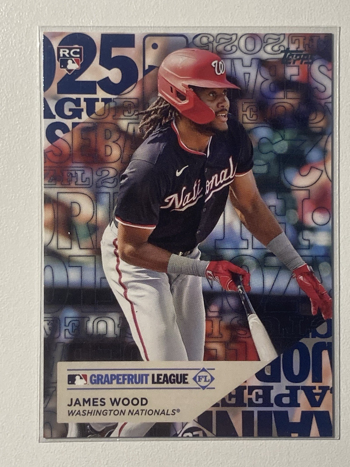 2025 Topps Series 1 - Training Grounds James Wood #TG-18 (RC)