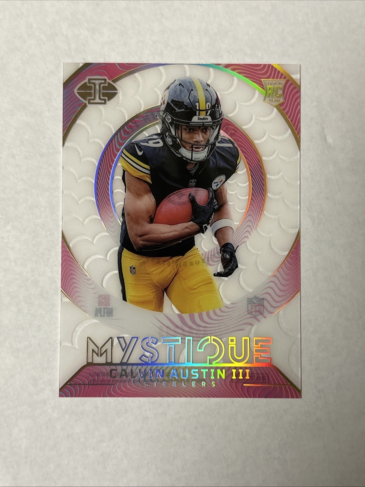 Calvin Austin Panini Illusions Mystique Autographs #M38 Pink