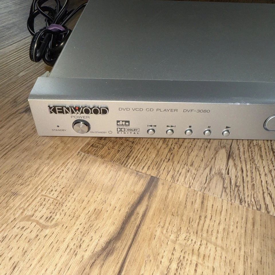 Kenwood DVF-3080 Estéreo DVD VCD Reproductor de CD Probado SIN CONTROL REMOTO Foto 3 de 4