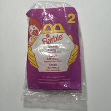Rapunzel Barbie 2 McDonald's Happy Meal SEALED NEW 1996