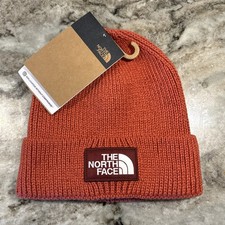 The North Face Box Logo Cuffed Beanie Winter Hat Cap Mars Dust/Somac NF0A8CHEEED