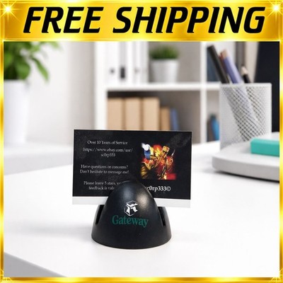 Gateway Computer Y2K 2000 Business Card Holder For Office Desk RARE WoW
