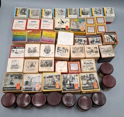 GDR roll film slide film color picture book fairy tale teddy for selection Mikrolux Bakelittdo
